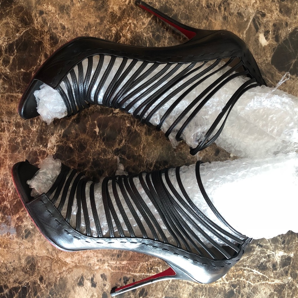 Christian Louboutin Gortika Strap 100mm Heels